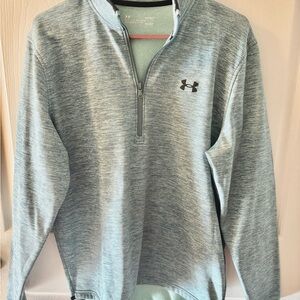 Under Armour Men's Heathered Gray Zip-Up Sweater